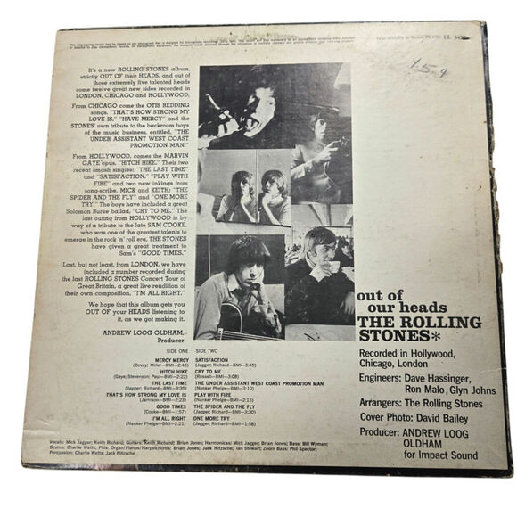 out of our heads The Rolling Stones vinyl - Picture 2 of 7